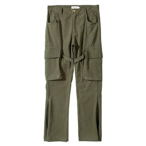 Empire State Expedition Cargo Pants - Flat in Green | Sixtine Apparel 