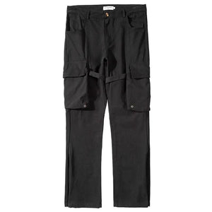 Empire State Expedition Cargo Pants - Flat in Black | Sixtine Apparel 