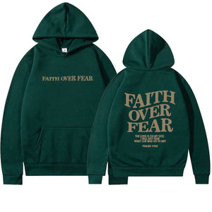 Faith Fusion Hoodie Hoodies CJ Dropshipping Dark Green L 