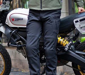 New Jersey Thunder Cargo Pants - man with an elite motorcycle