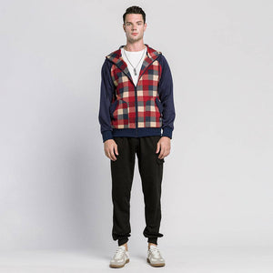 Tartan Luxe Hoodie Hoodies CJ Dropshipping Red L 