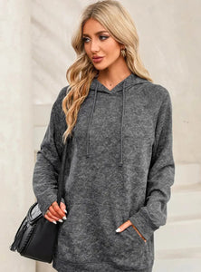 Lavish Lounge Hoodie Hoodies Trendsi Charcoal S 