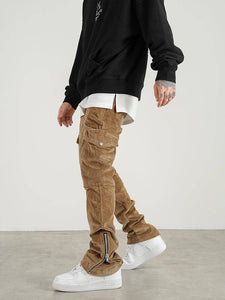 Refined Rogue Corduroy Cargo Pants  - Sixtine Apparel