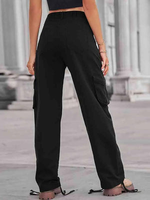 Blissful Draw Cargo Cargo Pants Trendsi   