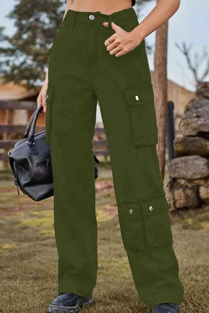 BlueHarvest Ranch Cargo Cargo Pants Trendsi Army Green S 