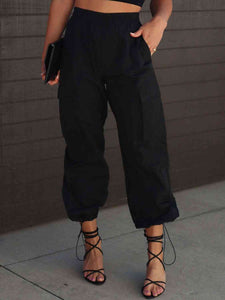 Comfort Breeze Drawstring Cargo Cargo Pants Trendsi   