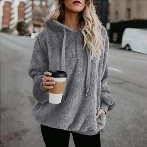 Luxe Laces Hoodie Hoodies Trendsi Charcoal S 