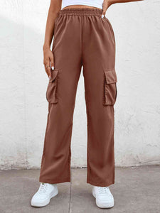 Tranquil Cargo Cargo Pants Trendsi Caramel S 