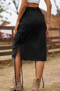 Western Vogue Cargo Skirt  Trendsi   