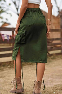 Western Vogue Cargo Skirt  Trendsi   