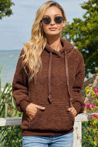 Cosmo Comfort Hoodie 0 Trendsi Brown S 