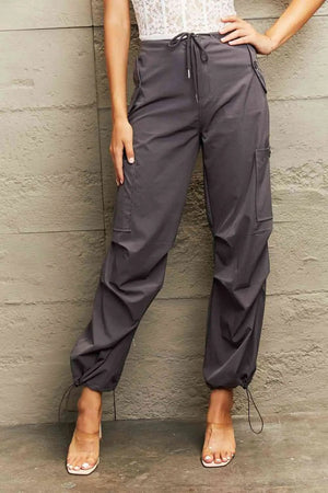 Seraphic Loom Cargo Cargo Pants Trendsi Charcoal S 