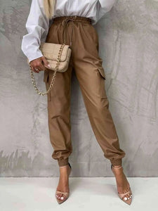 Via Veneto City Cargo Cargo Pants Trendsi Caramel S 