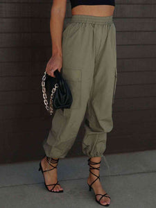 Comfort Breeze Drawstring Cargo Cargo Pants Trendsi   