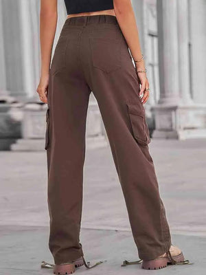 Blissful Draw Cargo Cargo Pants Trendsi   