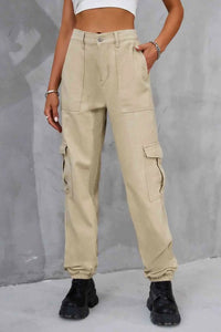 Sunset Harbor Cargo Cargo Pants Trendsi Sand S 